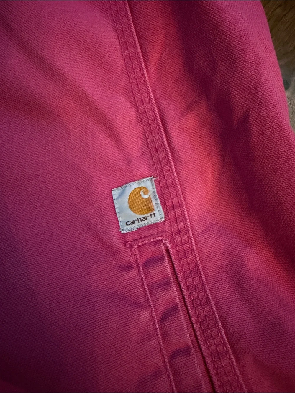Carhartt Kids Hot Pink Hooded Jacket with Sherpa Lining